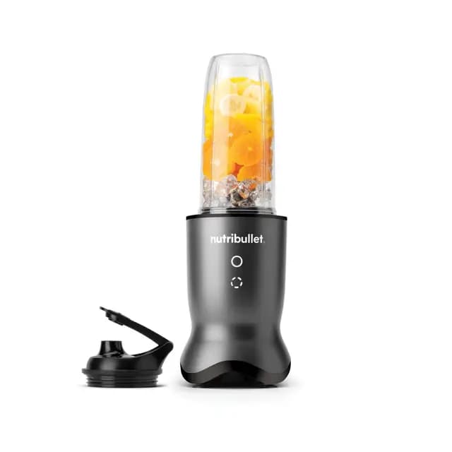 Nutribullet Ultra 1000, Batidora Eléctrica para Smoothies, Picar Ingredientes, Cuchillas de Acero Inoxidable, Botones Táctiles, Vaso de Tritán de 900ml, Tapa Incluida, Batidora 1000W, Gris (NB1004DGB) – Imagen 1