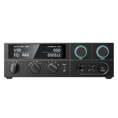 FiiO K15 DAC de Escritorio y Amplificador de Auriculares (Negro) – Imagen 1