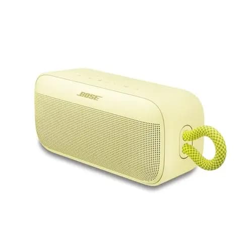 Bose SoundLink Plus Altavoz Bluetooth portátil, Altavoz para Exterior inalámbrico, hasta 20 Horas de autonomía, Resistente al Agua y al Polvo, Amarillo limón - edición Limitada
