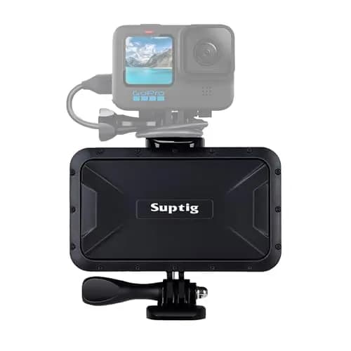 Suptig Cargador portátil, batería Externa Impermeable de 7800 mAh, Compatible con GoPro Hero 13 Hero 12 Hero 11 Hero 10 Hero 9/8/7/6/5/4/Hero Session dji Osmo cámara Digital y Smartphone