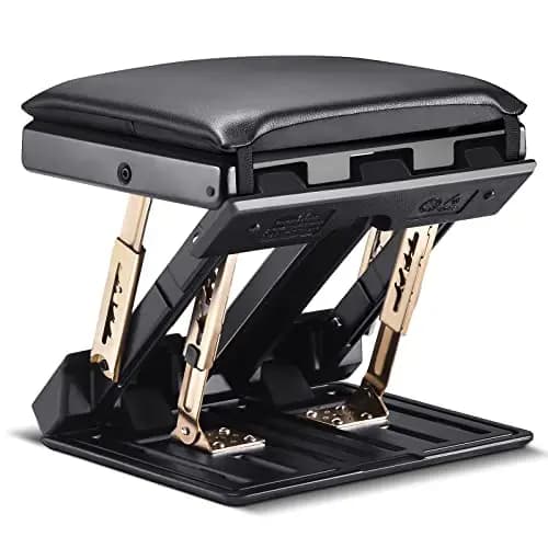 Reposapies de Oficina, Reposa pies Trabajo Oficina con Altura Regulable, Reposa pies Escritorio Ergonómico con Cojín Suave, Función de Masaje, Carga de 55kg, Adecuado para el Hogar, la Oficina