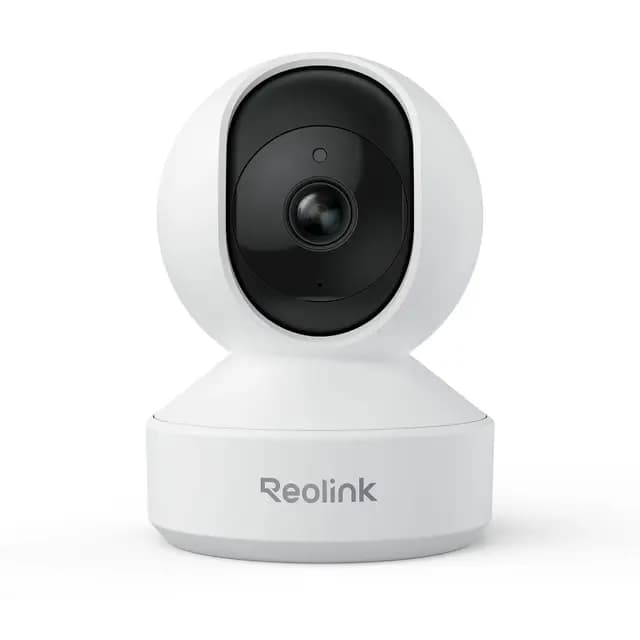 Reolink Cámara Interior 3K PT, Seguimiento automático, visión Nocturna Mejorada 5MP, detección de llanto (Persona/Mascota/bebé), Wi-Fi Dual (2,4/5 GHz), Audio bidireccional, E1 Pro