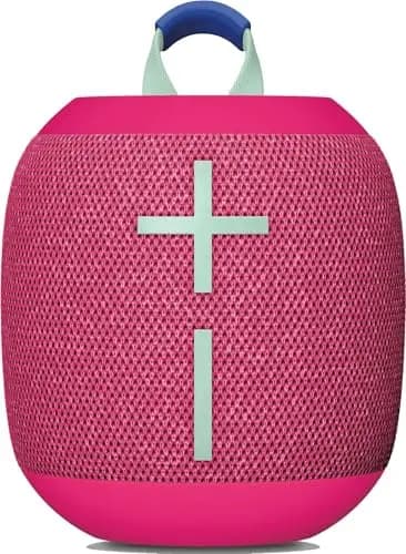 Ultimate Ears Wonderboom 4, Altavoz Bluetooth portátil Resistente al Agua con Graves potentes y Sonido de 360 Grados, Altavoz Flotante a Prueba de Polvo con Radio de acción de 40m - Rosa
