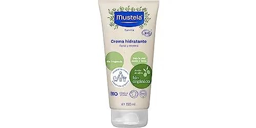 Mustela Crema Bio Organico Hidratante Facial y Corporal, 150 ml