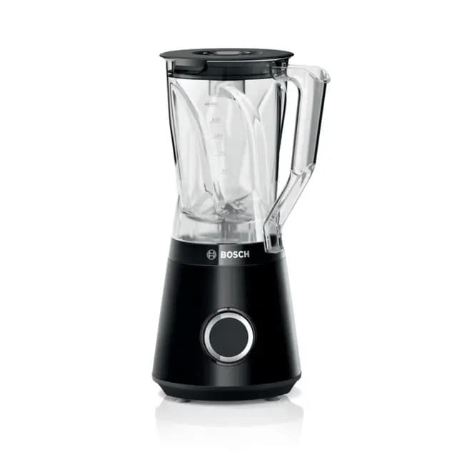 Bosch - Batidora de vaso, VitaPower, Serie 4, 1200W, Jarra Tritán, Botella ToGo, Negro, MMB6141B