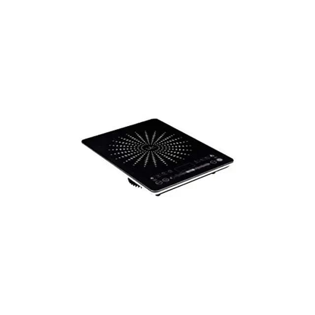 Jata VIN145 Placa de Inducción Portátil, Placas de 12 a 26 cm de Diámetro, 8 Funciones, Controles Táctiles, Display LED, Regulador Deslizante de Temperatura, Potencia 2100 W, Cristal de 4 mm