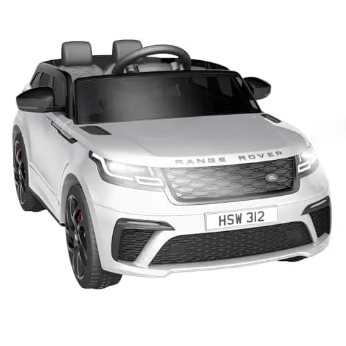 Euker Land Rover Coche Eléctrico Infantil 12V 2 Plazas Blanco