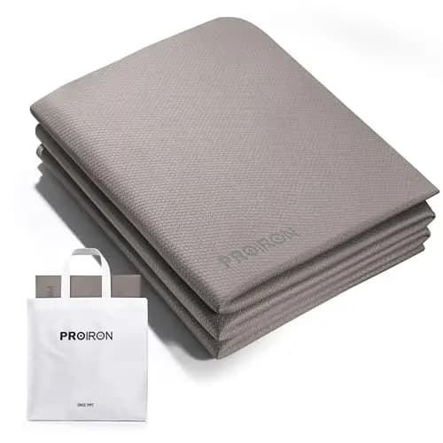 PROIRON Esterilla de Yoga Plegable,NOT PVC!, Mat de TPE Antideslizante 6MM de Grosor Fácil de Doblar para Fitness Ejercicio Pilates Deportes, Viajes, con bolsa almacenamiento
