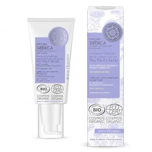 Natura Siberica Crema Hidratante Facial Mujer para Piel Sensible, Crema de Día Facial con Hidratación y Protección Diaria, Fórmula Orgánica Certificada con Extractos Botánicos, 50 ml