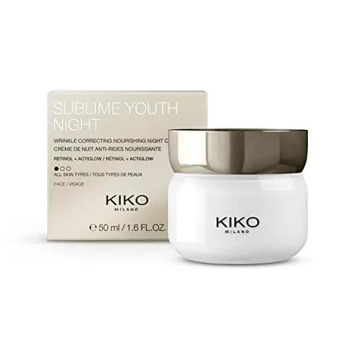 KIKO Milano Sublime Youth Night | Crema De Noche Antiarrugas Y Nutritiva Con Retinol
