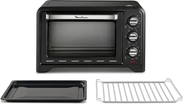 Moulinex Optimo OX4448- Horno de Conveccción de 19 L, 6 Modos de Cocción , Termostato hasta 240 y Temporizador hasta 120 Minutos, Bandeja de Horneado y Rejillas Reversibles, Diseño Compacto – Imagen 1
