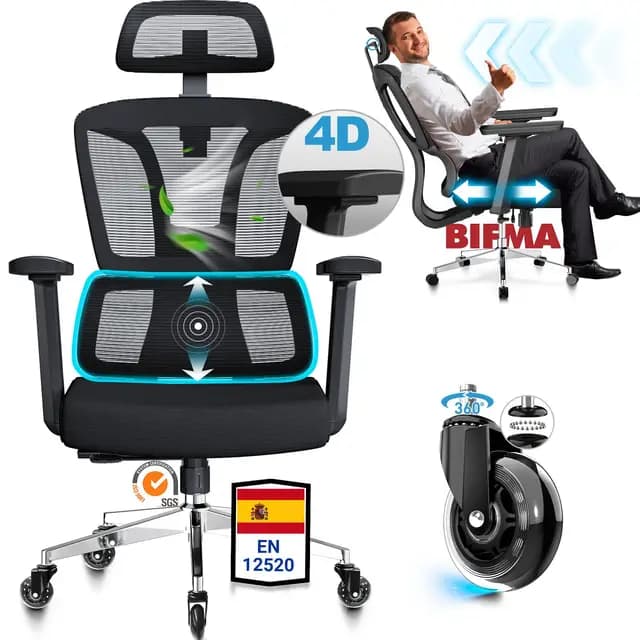 melokea d045 silla oficina ergonómica
