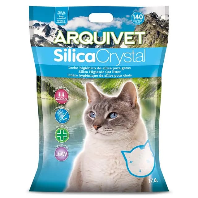 Arquivet, Arena Gato Silica Crystal 17,8 L