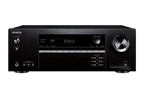 Onkyo Receptor AV TX-NR5100 de 7.2 canales, 150 vatios por canal, HDMI 2.1 con 8K, funciona con certificación Sonos, Dolby Atmos y más