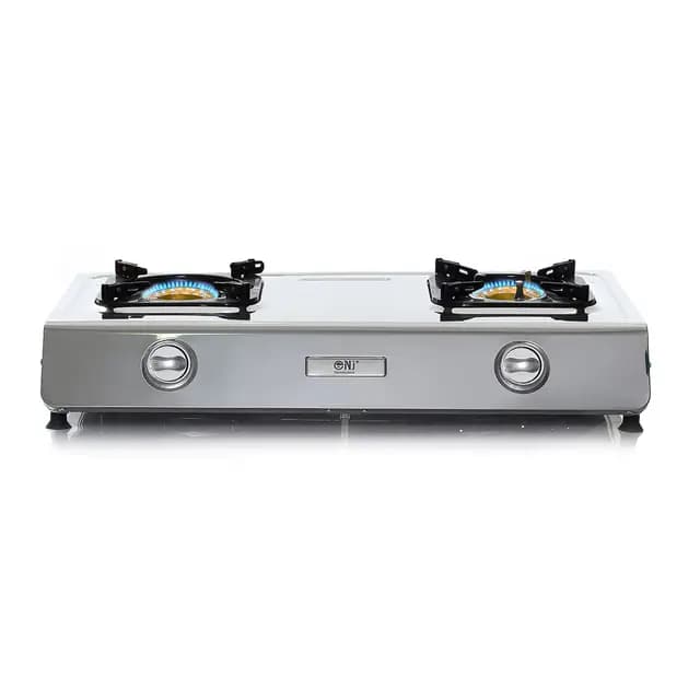 NGB-200 Hornillo a Gas - 2 Fuegos Cocina Camping Gas Portatil Butano y Propano