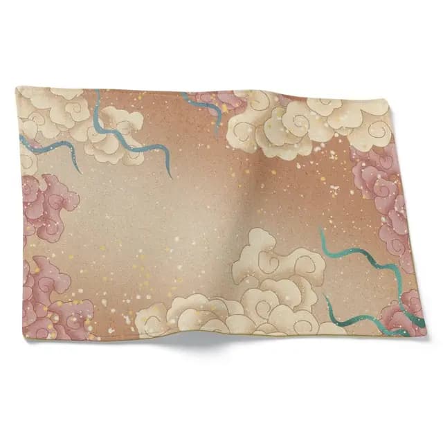 CEVAN Mantel Individual Lino Niña Tapete de Mesa Escritorio Arte Retro Juego de 1, Esterilla Cocina Ecológico para Una Decoración Sostenible del Hogar, 21x32cm