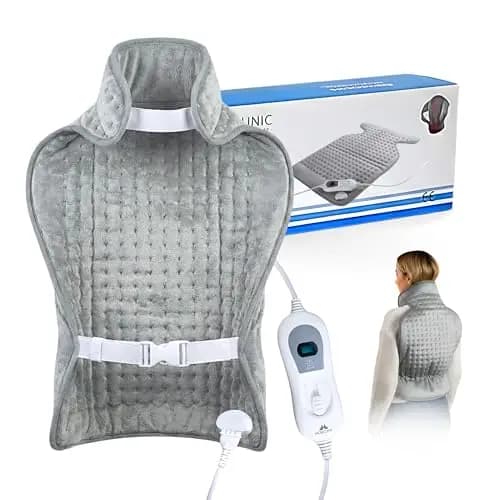 Mobiclinic Almohadilla Eléctrica Dorsal y Cervical 62×43 cm