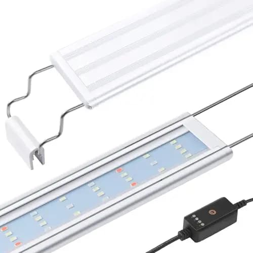 FEDOUR Luz LED Acuario RGB con Temporizador 30-40 cm – Imagen 1