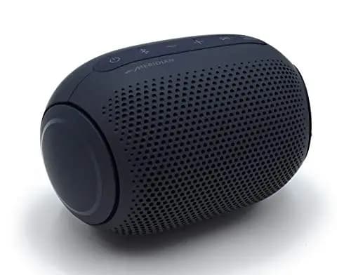 LG XBOOM Go PL2 Azul marino - Altavoz Bluetooth de 5W de potencia con sonido Meridian, autonomía 10 horas, Bluetooth 5.0, protección IPX5, USB-C, comandos de voz Google y Siri
