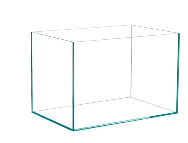 Cubo de pecera de 60 x 35 x 40 cm – Acuario de cristal ultrablanco | Cuenca compacta para decoración del hogar