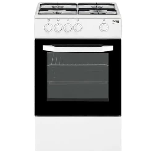 Beko Csg 42009 Dw Natural Gas Kitchen Stove With 4 Ovens One Size