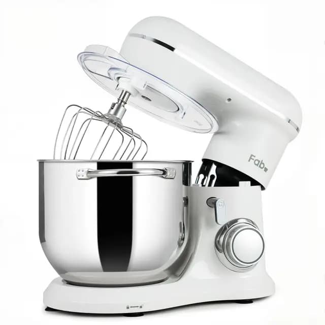 Fab Batidora Amasadora Profesional 8L 2000W, Amasadora de Pan y Repostería, Robot de Cocina Alta Capacidad con 10 Velocidades, Incluye 3 Accesorios, para Uso Intensivo en Hogares,Kitchen in the box