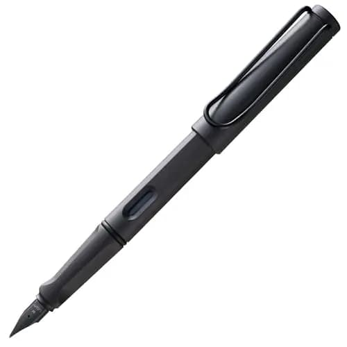 Lamy safari umbra - Pluma estilográfica con empuñadura ergonómica y plumín de acero pulido en tamaño F - ideal para cualquier escritura y caligrafía - incluye cartucho T 10 azul - Diestro