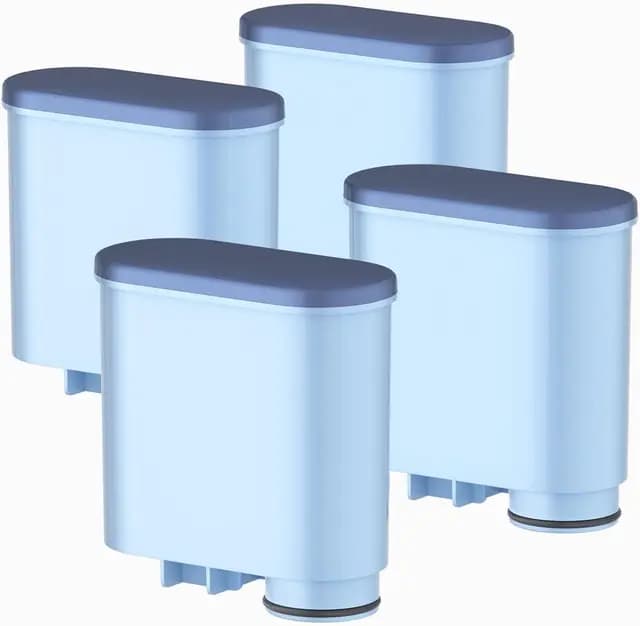 Filswa Filtro de agua para cafetera, repuesto compatible con Philips 3100, Philips 4000, 5000, Saeco AquaClean CA6707 CA6903/00 CA6903/01 CA6903, filtro de cal Aqua Clean (4 unidades)