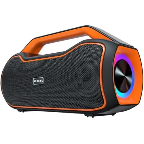 Altavoz Bluetooth Potente Portátil Mejores Altavoces Exterior Potencia pico de 200W, Resistencia Al agua IP65, 2 * Subwoofer Aumentar Apoyo DSP/TWS/AUX/TF/BT5.4 Adecuado Para Fiestas, Playas y Camping