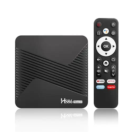 Android TV Box 14.0, Android Box 2GB RAM 16GB ROM, RK3528 Quad-Core, Support 2.4G/5G Dual WiFi, 100M Ethernet Ultral HD 8K Smart TV Box