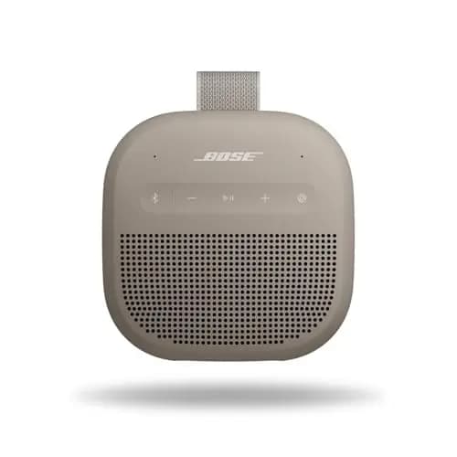 Bose SoundLink Micro (2.ª generación) Altavoz Bluetooth portátil, Altavoz para Exterior inalámbrico, hasta 12 h de autonomía, Resistente al Agua y al Polvo, Arenisca