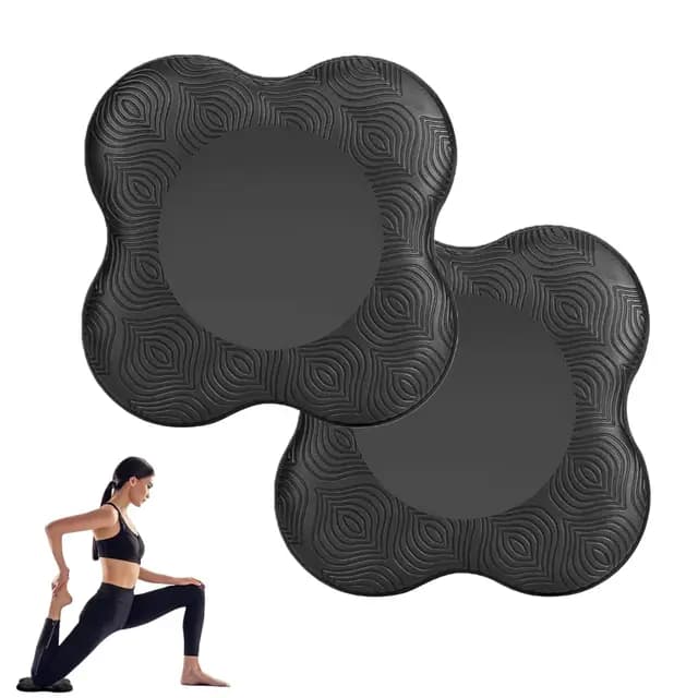 Set de 2 Almohadillas Rodilleras Yoga 18x18 cm,Mini Esterilla Yoga Antideslizante,para Protección de Rodillas Codos Tobillos y Muñecas,Accesorios Fitness para Yoga Pilates Estiramientos y Viaje
