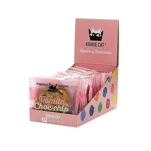 Kookie Cat Vanilla Choc Chip Galletas Veganas 12 x 50 g