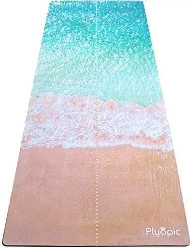 Plyopic Esterilla de Yoga | Antideslizante Colchoneta/Toalla de Lujo. Natural y Ecológica | Ideal para Yoga, Pilates, Ejercicio, Fitness, Hot o Bikram