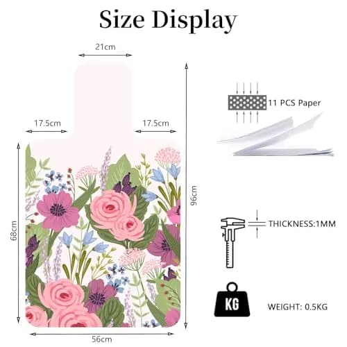 FANSU Esterilla de Pilates Antideslizante para Reformer, Pilates Reformer Mat para Máquina Portátil Colchoneta de Pilates Suave y Cómoda para Yoga Ejercicio Gimnasio