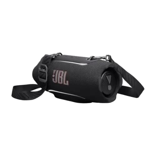 JBL Xtreme 5 - Altavoz Bluetooth portátil con Sonido JBL Pro y práctica Correa para el Hombro, IP68 Impermeable, Banco de energía Integrado, Negro
