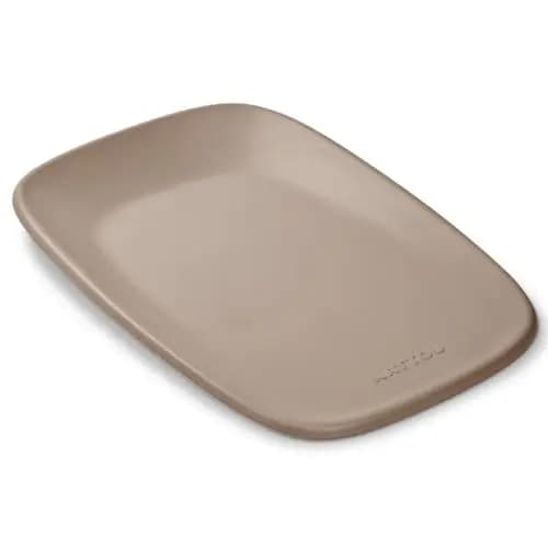 Nattou Cambiador de suave espuma de PU, Cambiador lavable, Aprox. 50 x 70 cm, Softy, Taupe
