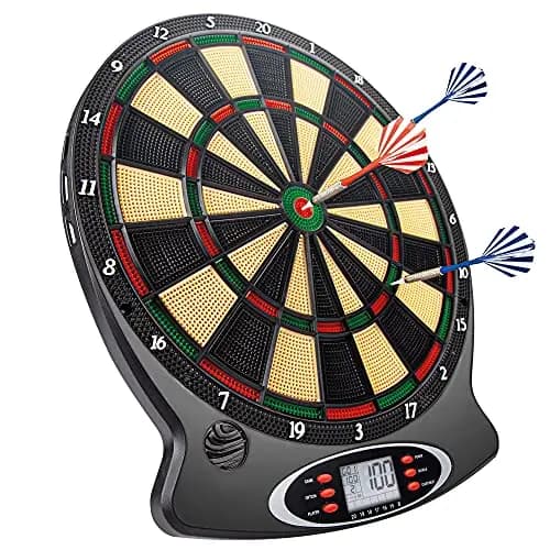 AKTIVE Diana electrónica multijuegos para niños y Adultos, Diana de Dardos Digital de Pared, Juguete Deportivo, Juguete de puntería, Diana de Dardos (43095)
