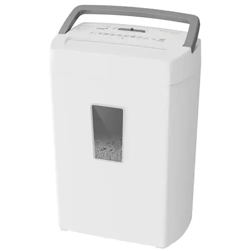 Bonsaii Destructora de Papel Microcortada de 10 Hojas, Nivel de Seguridad P4, con Depósito de 21 litros, Sistema Antiatascos y Protección contra Sobrecalentamiento, Ideal para Oficina/Hogar, C275-B