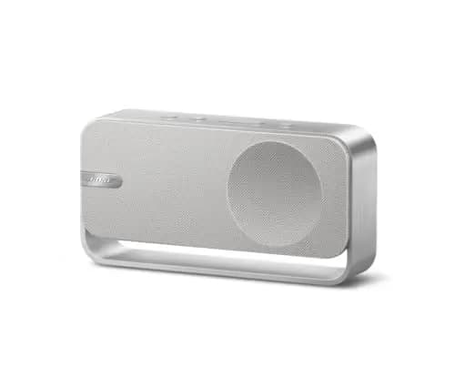 Bose SoundLink Home Altavoz, Altavoz Bluetooth de Estantería Portátil e Inalámbrico, hasta 9 Horas de Batería, Plateado Claro