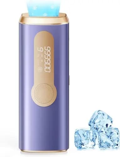 Haarlosy Depiladora Laser IPL con Refrigeración, Innovadora Función 3 en 1, 9 Niveles de Energía, 999,900 Flashes, Depiladora Luz Pulsada Indolora para Todo el Cuerpo, LCN1210