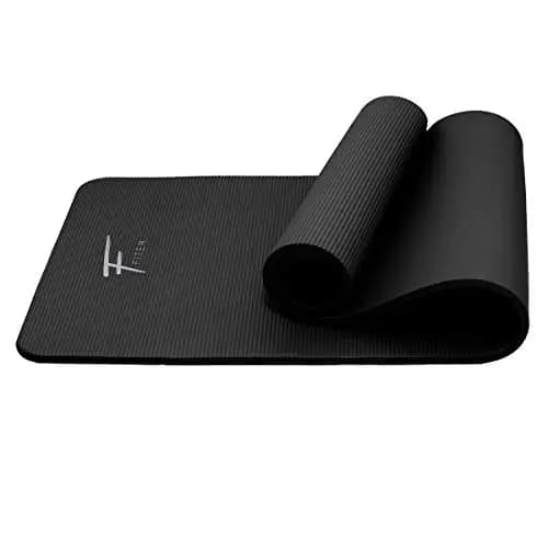 Fitem NBR - Alfombra de suelo ultragruesa de espuma confort de alta densidad, 183 x 60 x 1,5 cm o 1 cm, para gimnasio, yoga, deporte, gimnasia, fitness, pilates, musculación, correa de transporte