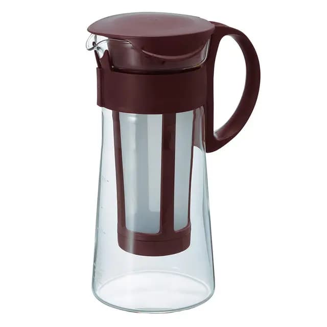 Hario Cafetière Mizudashi Cafetera Mini-marrón, 600ml capacitad