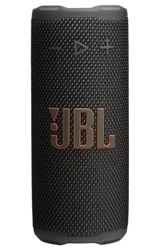 JBL Grip, Altavoz Bluetooth Compacto, Sonido JBL Pro, AI Sound Boost, Resistencia al Agua IP68, luz Ambiental, autonomía de 14 h, conexión Multi-Altavoz Auracast, aplicación JBL Portable, Negro