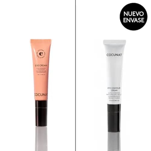 COCUNAT - Contorno de Ojos - Aplicador Efecto Frío - Reduce Bolsas y Ojeras - Hidrata - Con Cafeína y Ácido Hialurónico - 13ml - El Packaging Puede Variar