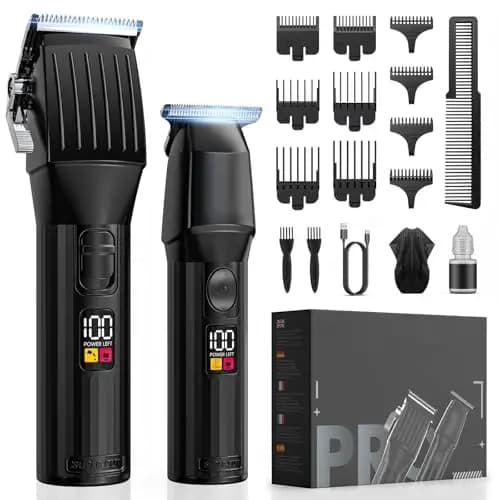 Maquina Cortar Pelo, Cortapelos Hombre Maquina Cortar Pelo Profesional Maquina de Afeitar Hombre Juego de Cortapelos Para Hombre Recortadora de Barba Maquina Afeitar Regalos Para Hombres