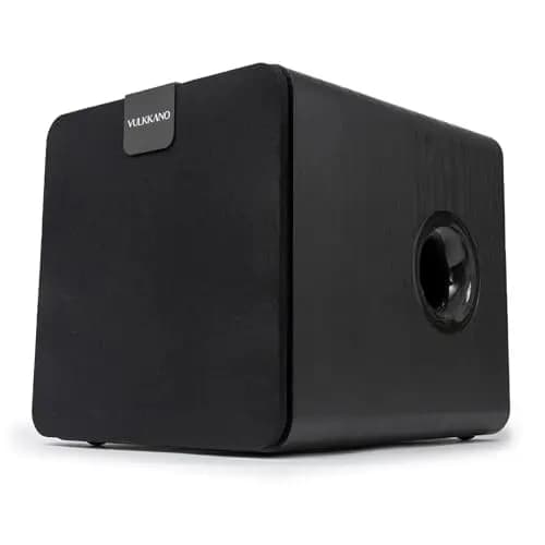 VULKKANO SUB8 Subwoofer Activo 8 Pulgadas, Amplificado con 80W RMS, Frecuencia de 40 Hz - 250 Hz, Crossover Ajustable, Home HiFi Audio & Cinema.