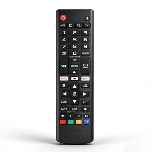 Mando para LG Smart TV, Mando Universal TV para LG 3D 4K LC LED QLED, Ajuste a Distancia para Netflix, Amazon, No Requiere Configuración