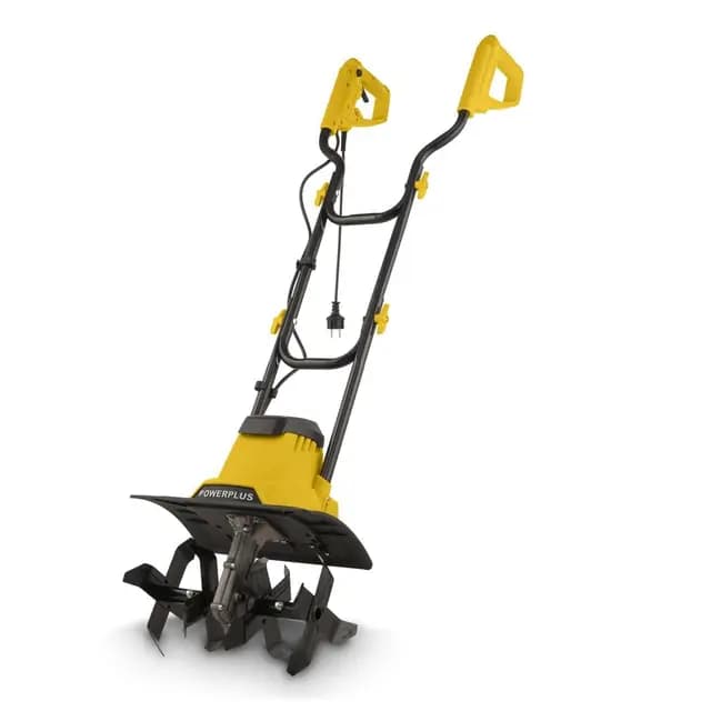Powerplus Cultivador Eléctrico POWEG72000 - Motoazada Eléctrica de Jardín 1200W con 4 Cuchillas, Cultivador de Suelo Eléctrico - Herramientas de Jardín