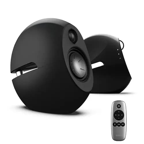 Edifier Luna E25 – Sistema de Altavoces 2.0 (74 Vatios) con Bluetooth, Color Negro